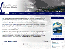 Tablet Screenshot of blueweaver.co.za